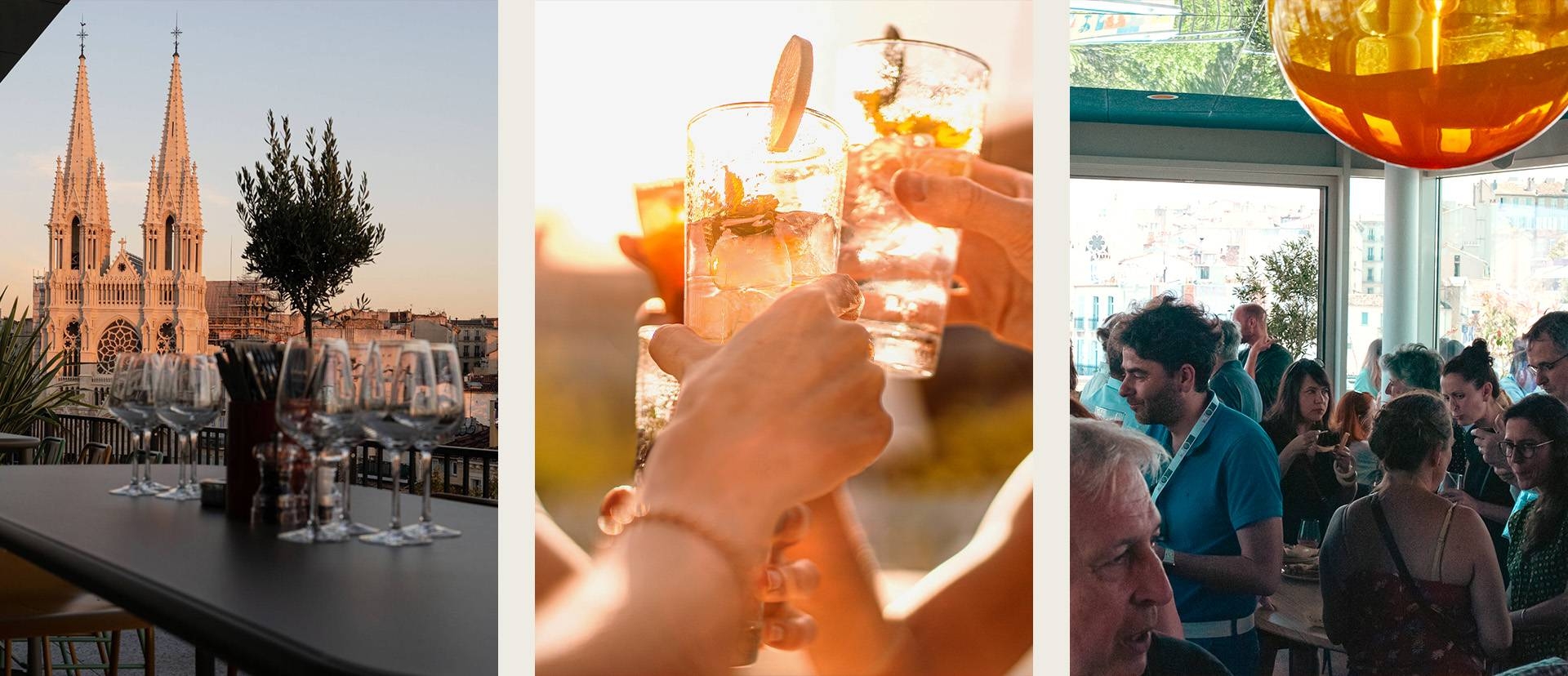 Bar - Les Réformés Rooftop - Restaurant Bar rooftop Marseille